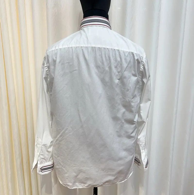 Burberry Burberry White Long Sleeve Men's Shirt Size US L / EU 52-54 / 3 - 4 Thumbnail