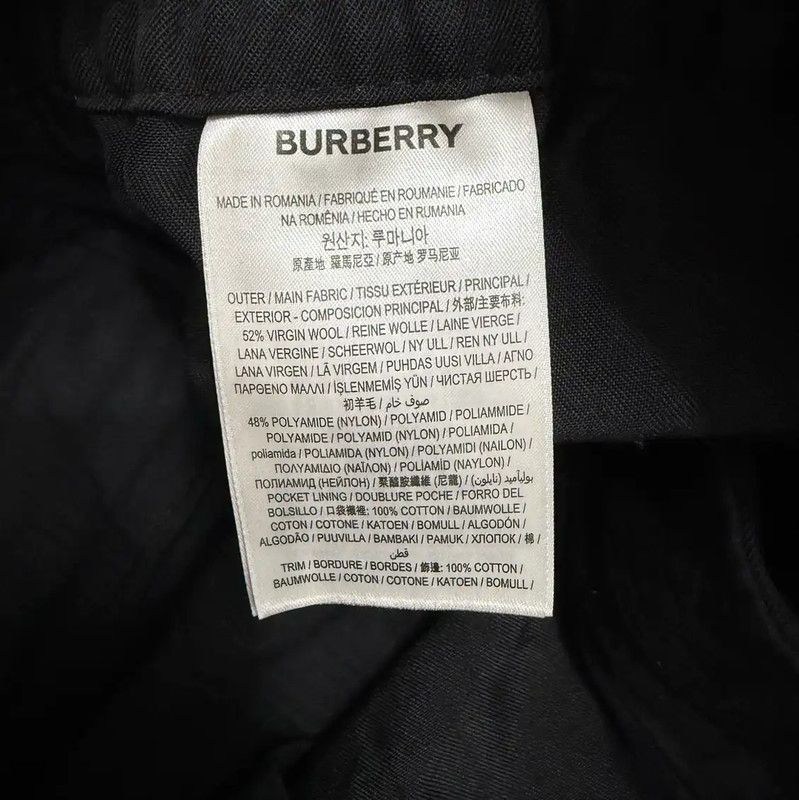 Burberry Burberry Black Casual Pants for Men Size US 32 / EU 48 - 4 Thumbnail