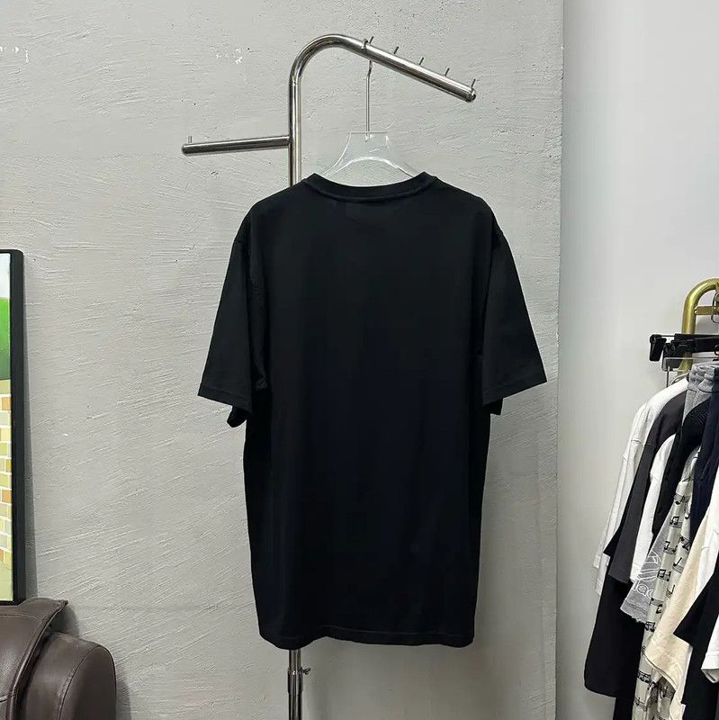 Burberry Burberry Black Cotton Logo Men's T-Shirt Size US M / EU 48-50 / 2 - 4 Thumbnail