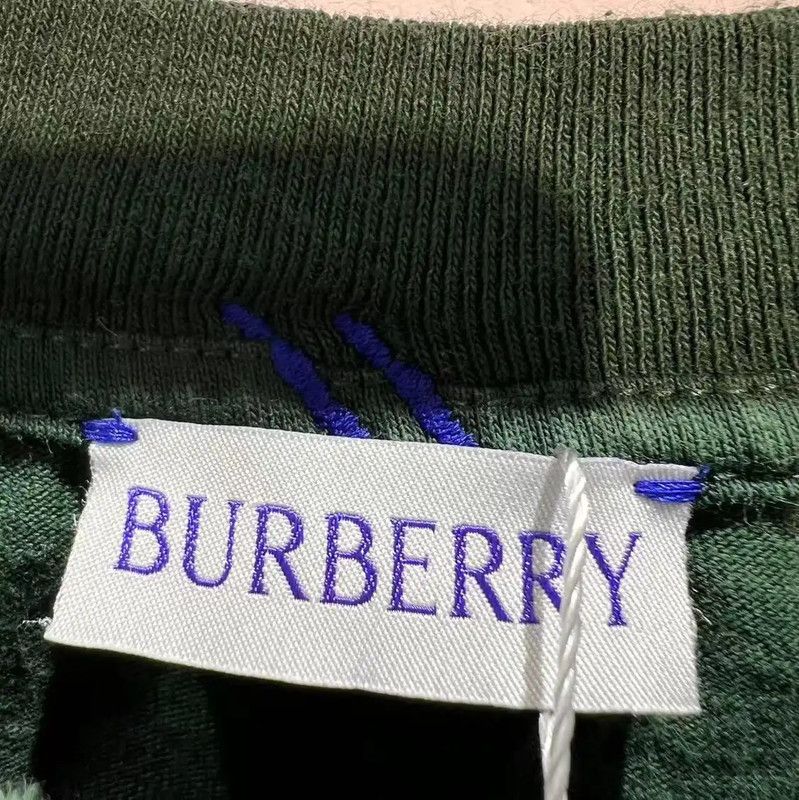 Burberry Burberry Green Cotton Short Sleeve T-Shirt Size US XS / EU 42 / 0 - 3 Thumbnail