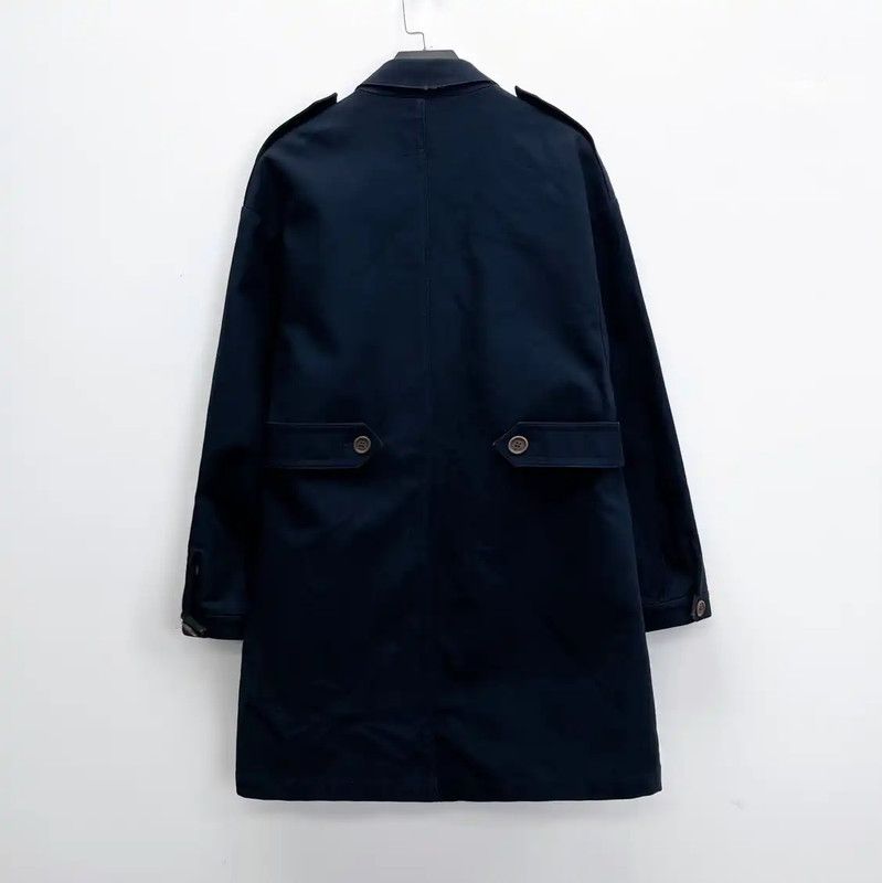 Burberry Burberry Cotton Polka Dot Mid-Length Coat Size US M / EU 48-50 / 2 - 2 Thumbnail
