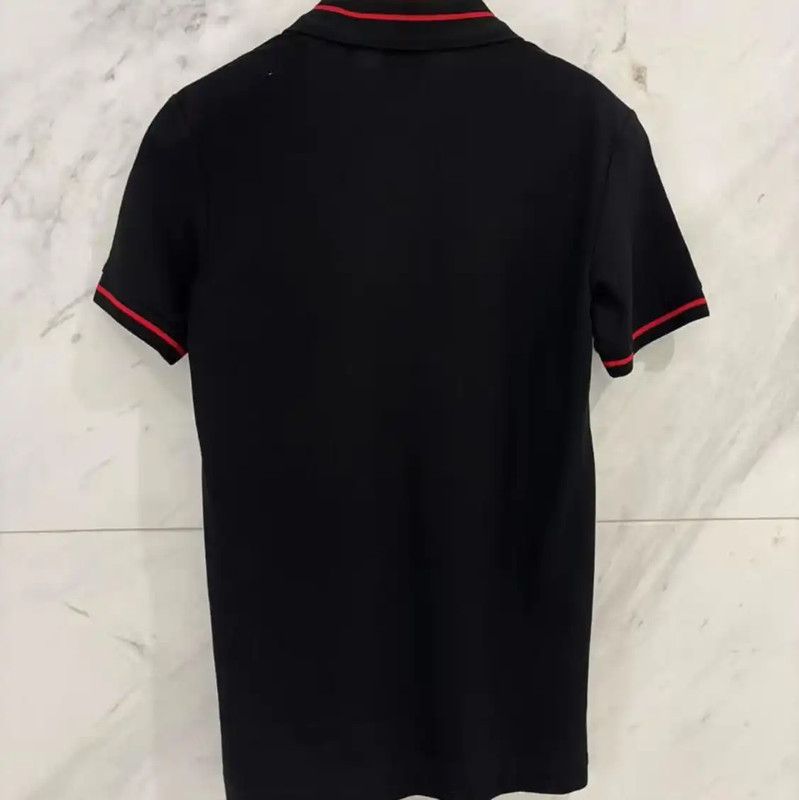Burberry Burberry Short Sleeve Black Polo Shirt Size US XXS / EU 40 - 2 Thumbnail