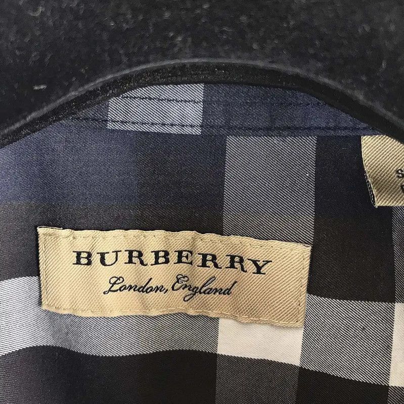 Burberry Burberry Men's Cotton Check Shirt in Dark Blue Size US S / EU 44-46 / 1 - 3 Thumbnail