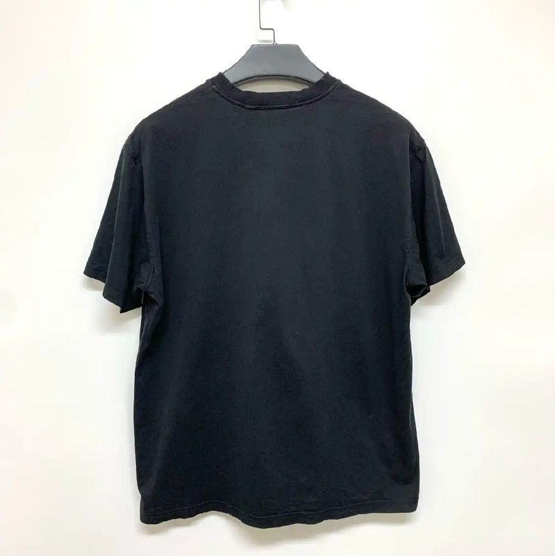 Burberry Burberry Black Cotton Men's T-shirt Size US M / EU 48-50 / 2 - 2 Thumbnail