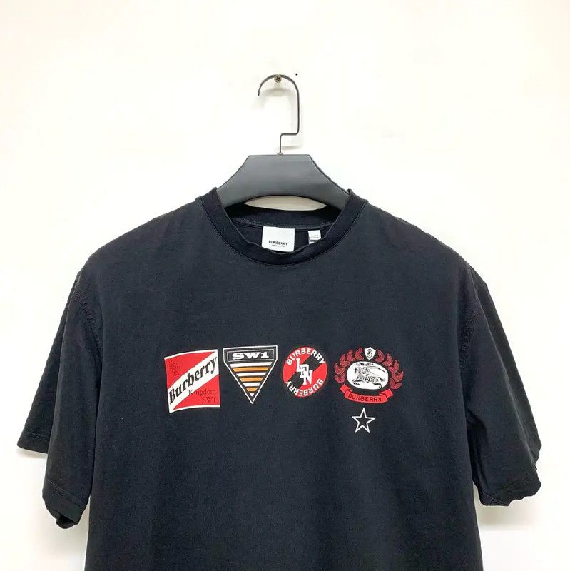Burberry Burberry Black Cotton Men's T-shirt Size US M / EU 48-50 / 2 - 5 Thumbnail