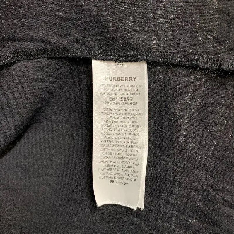 Burberry Burberry Black Cotton Men's T-shirt Size US M / EU 48-50 / 2 - 8 Thumbnail
