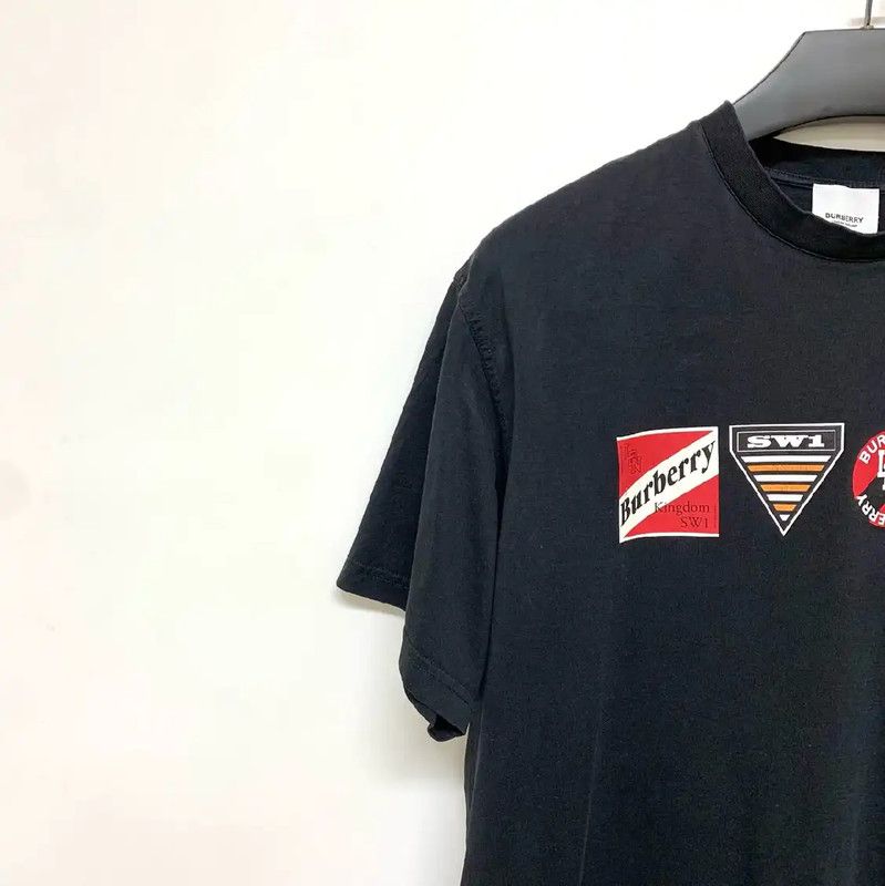 Burberry Burberry Black Cotton Men's T-shirt Size US M / EU 48-50 / 2 - 3 Thumbnail