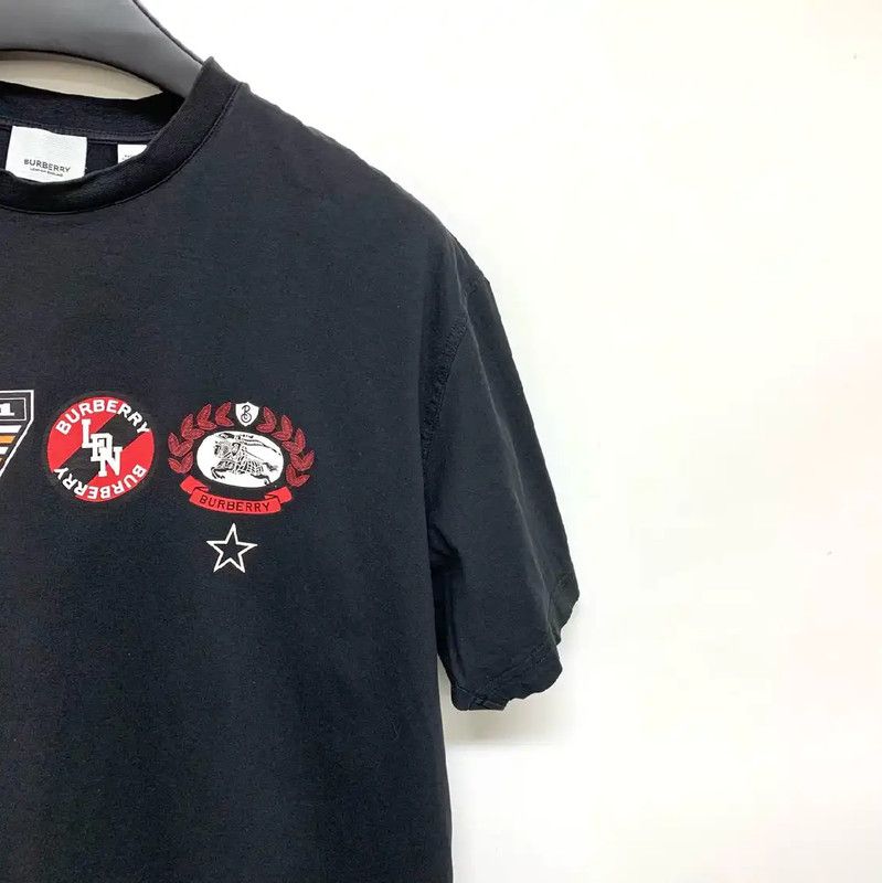 Burberry Burberry Black Cotton Men's T-shirt Size US M / EU 48-50 / 2 - 4 Thumbnail