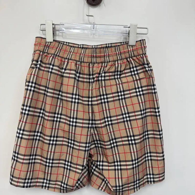 Burberry Burberry Brown Checkered Men's Shorts Size US 26 / EU 42 - 2 Thumbnail