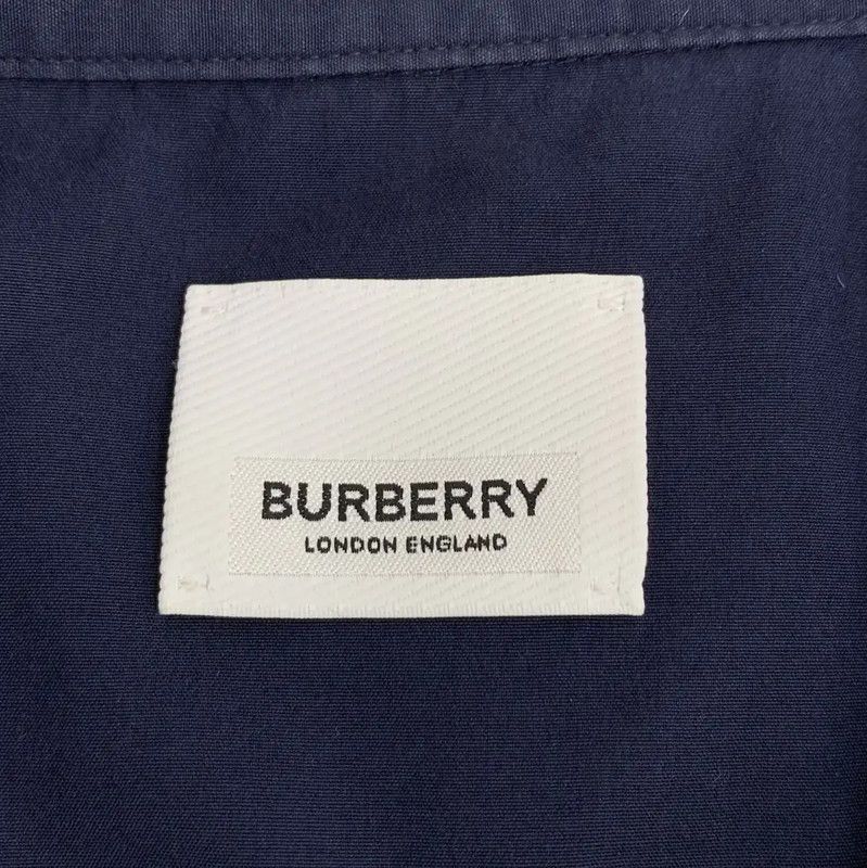 Burberry Burberry Men's S Size Navy Cotton Shirt Size US S / EU 44-46 / 1 - 5 Thumbnail
