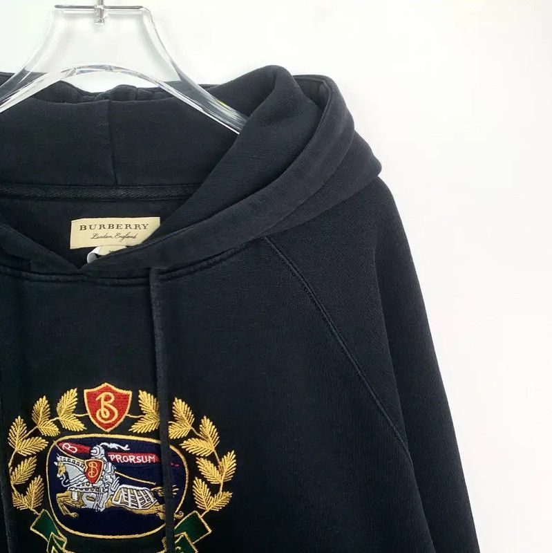 Burberry Burberry Black Cotton Men's Hoodie Size US M / EU 48-50 / 2 - 3 Thumbnail