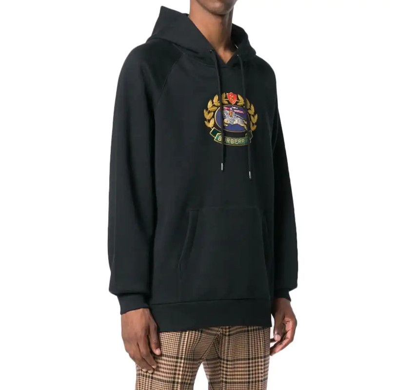 Burberry Burberry Black Cotton Men's Hoodie Size US M / EU 48-50 / 2 - 8 Thumbnail