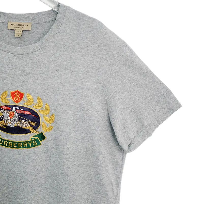 Burberry Burberry Gray Cotton Men's T-Shirt Size US M / EU 48-50 / 2 - 4 Thumbnail