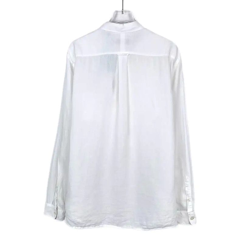 Burberry Burberry White Long Sleeve Men's Shirt Size US S / EU 44-46 / 1 - 2 Thumbnail