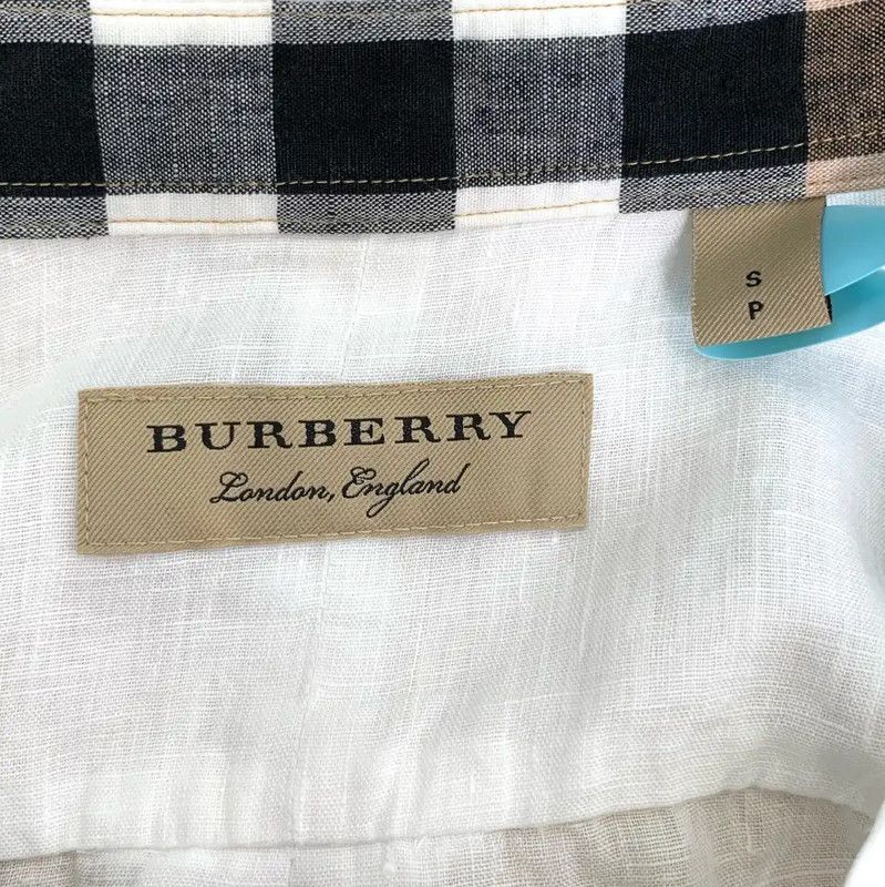 Burberry Burberry White Long Sleeve Men's Shirt Size US S / EU 44-46 / 1 - 6 Thumbnail