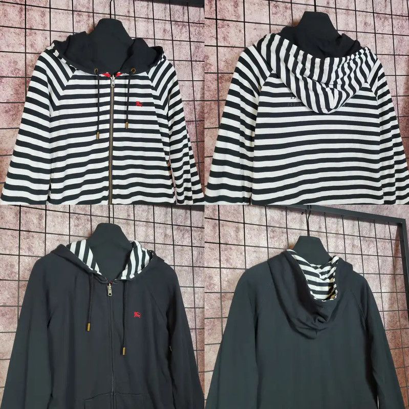 Burberry Burberry Black Cotton Embroidered Cardigan Size US M / EU 48-50 / 2 - 4 Thumbnail