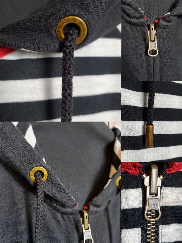 Burberry Burberry Black Cotton Embroidered Cardigan Size US M / EU 48-50 / 2 - 8 Thumbnail