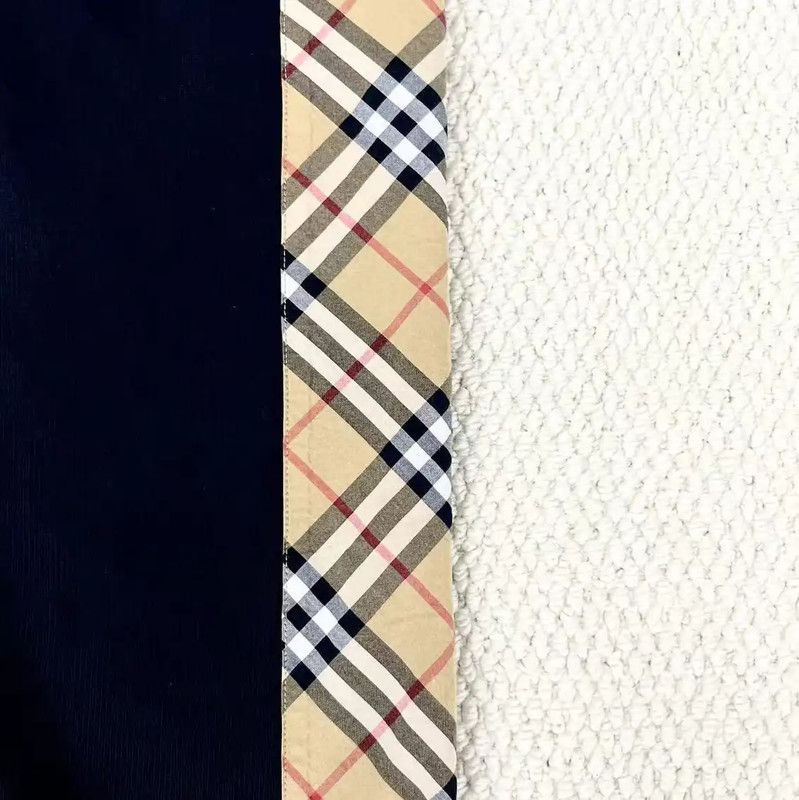 Burberry Burberry Black Cotton Check Sweatshirt for Men Size US M / EU 48-50 / 2 - 4 Thumbnail