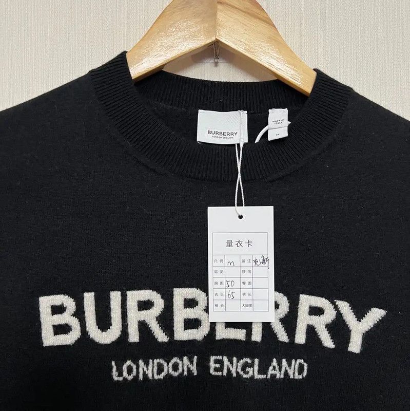 Burberry Burberry Black Wool Sweater for Men Size US M / EU 48-50 / 2 - 4 Thumbnail