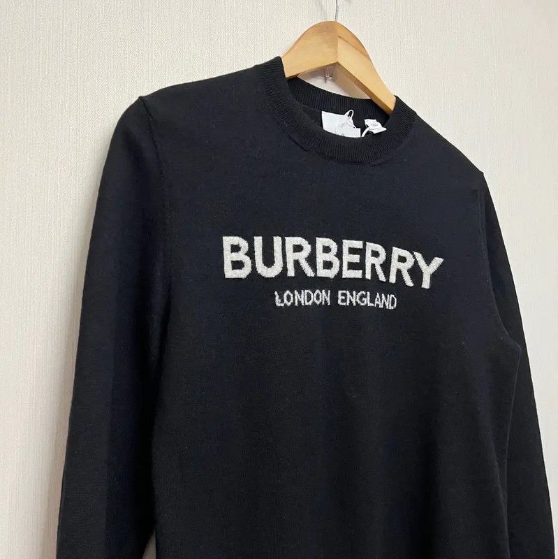 Burberry Burberry Black Wool Sweater for Men Size US M / EU 48-50 / 2 - 3 Thumbnail