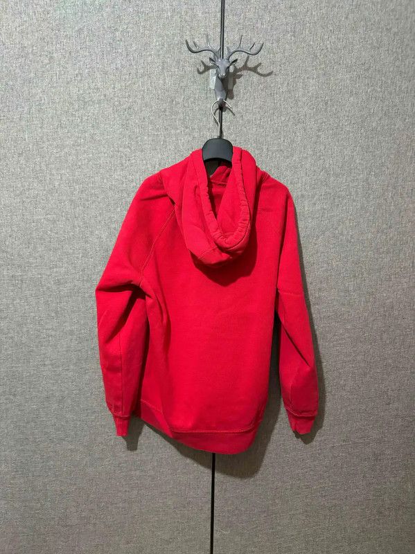 Burberry Burberry Red Cotton Logo Hoodie for Men Size US S / EU 44-46 / 1 - 2 Thumbnail