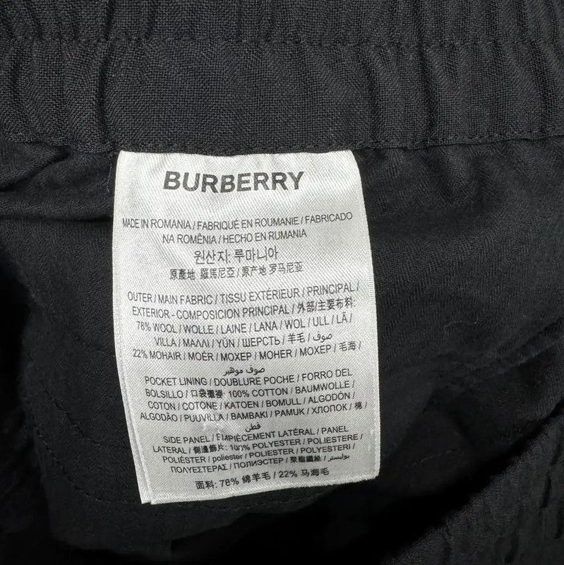 Burberry Burberry Black Cotton Striped Casual Pants Size US 26 / EU 42 - 4 Thumbnail