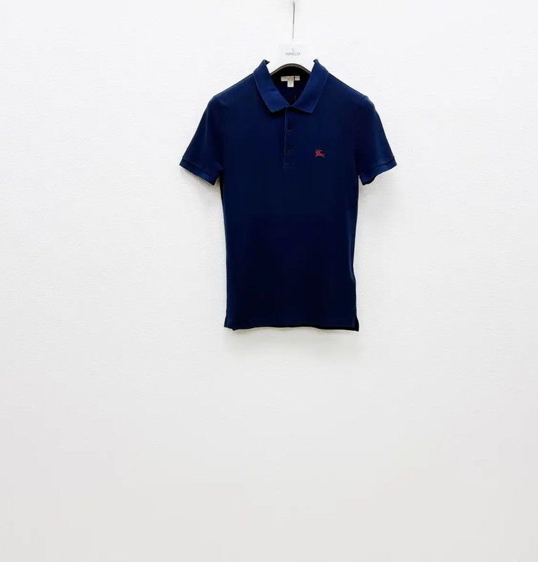 Burberry Burberry Navy Cotton Short Sleeve Polo Size US XS / EU 42 / 0 - 5 Thumbnail