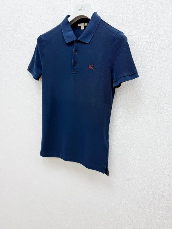 Burberry Burberry Navy Cotton Short Sleeve Polo Size US XS / EU 42 / 0 - 4 Thumbnail