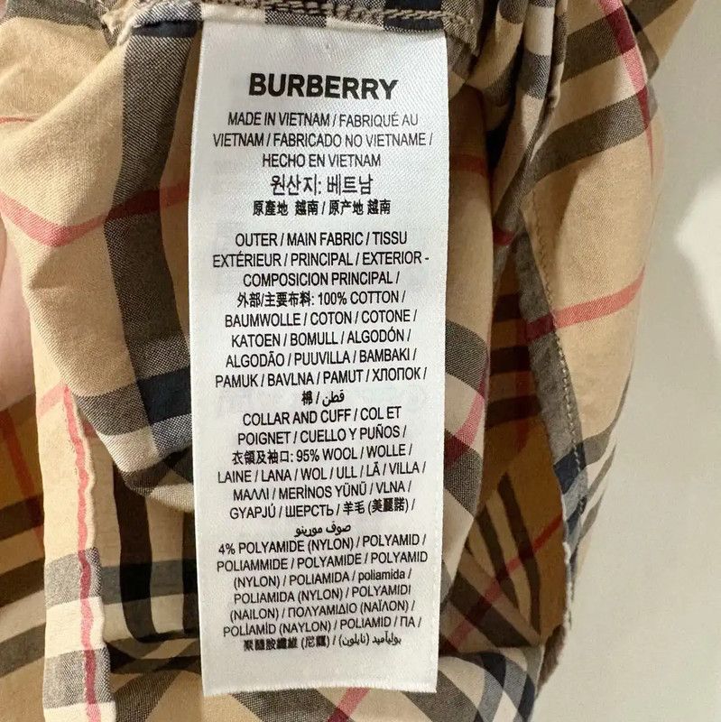 Burberry Burberry Men’s Long Sleeve Khaki Shirt Size US S / EU 44-46 / 1 - 6 Thumbnail
