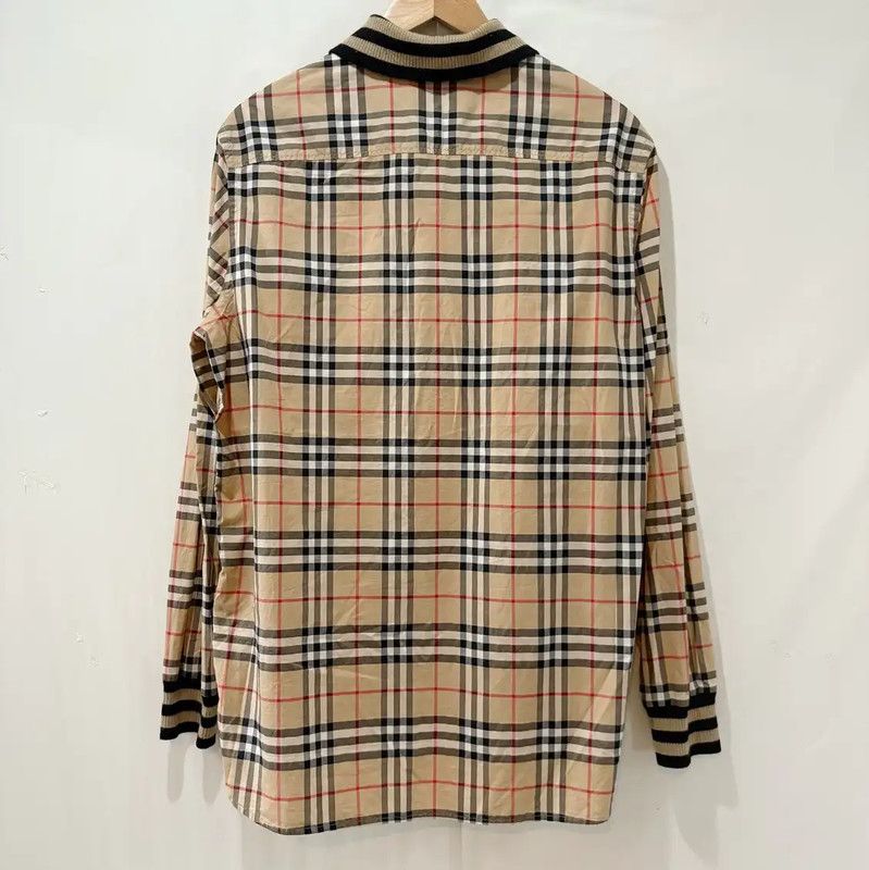Burberry Burberry Men’s Long Sleeve Khaki Shirt Size US S / EU 44-46 / 1 - 2 Thumbnail