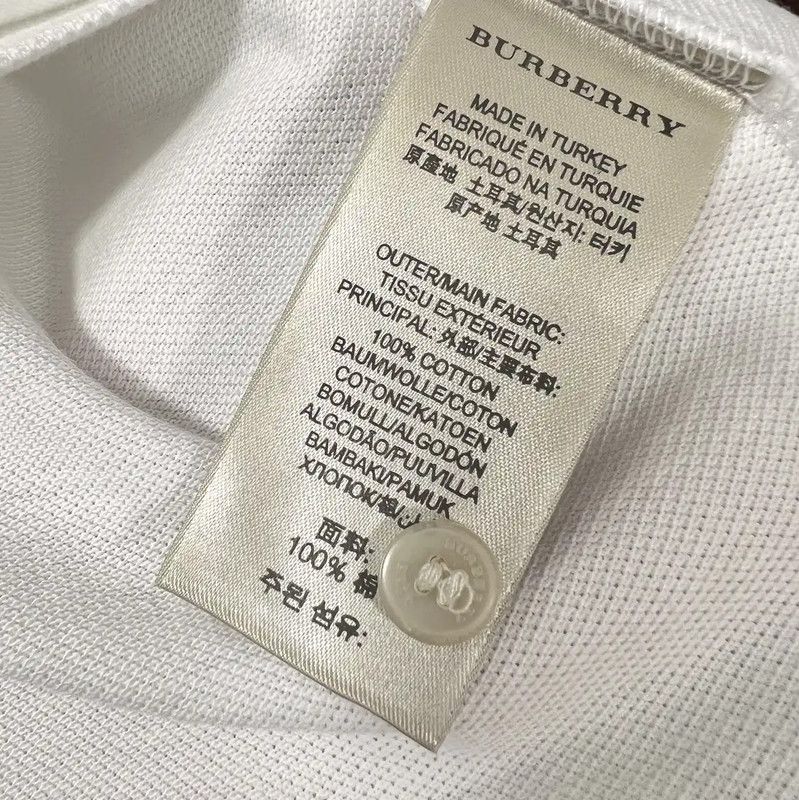 Burberry Burberry Men's Embroidered Cotton Polo Shirt Size US XXL / EU 58 / 5 - 5 Thumbnail
