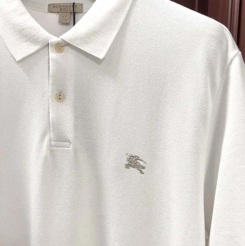 Burberry Burberry Men's Embroidered Cotton Polo Shirt Size US XXL / EU 58 / 5 - 2 Thumbnail