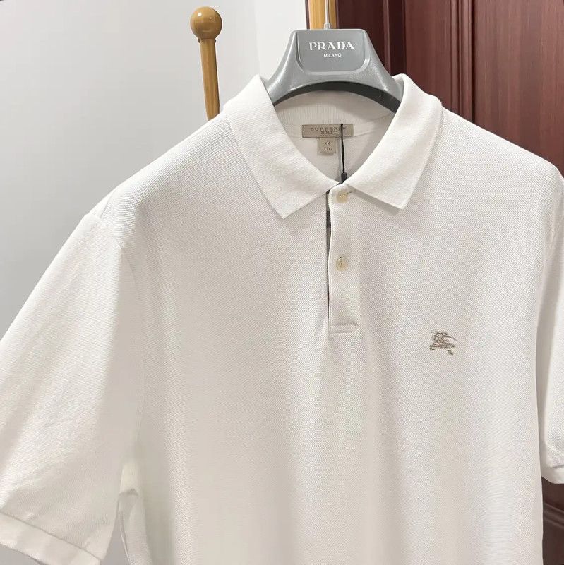 Burberry Burberry Men's Embroidered Cotton Polo Shirt Size US XXL / EU 58 / 5 - 3 Thumbnail