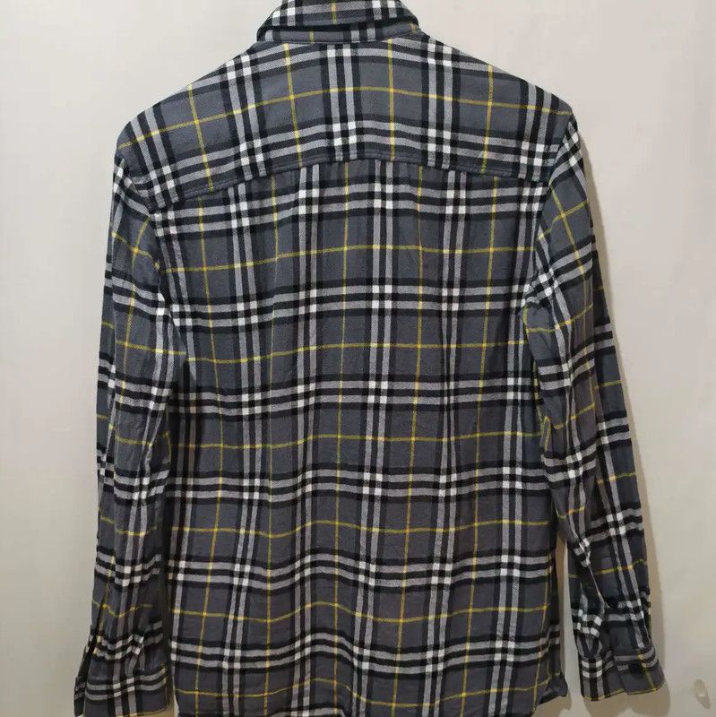 Burberry Burberry Gray Plaid Long Sleeve Shirt Size US S / EU 44-46 / 1 - 2 Thumbnail