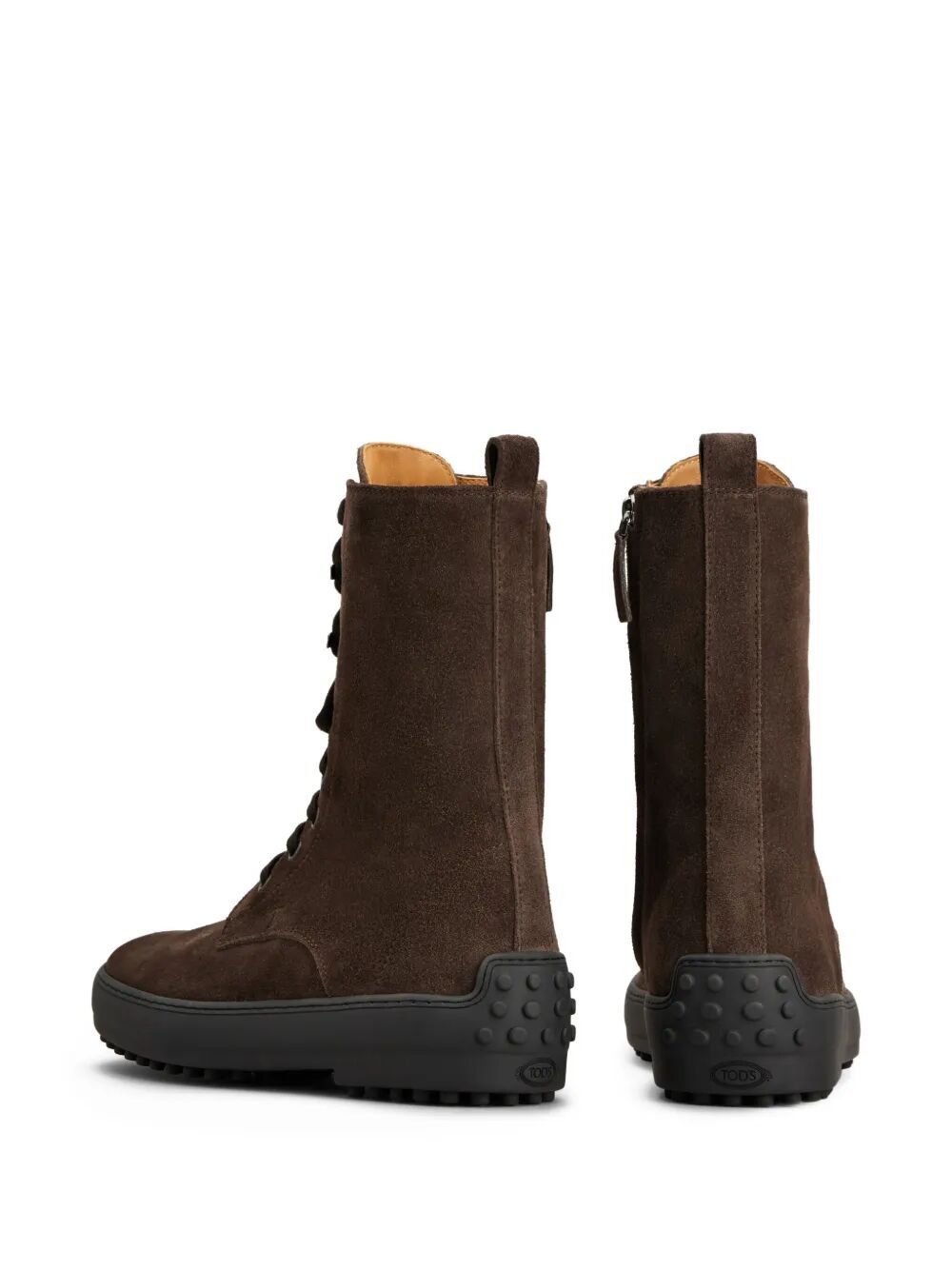 Tod's WINTER DRIVER SOLE HIGH LACE UP BOOTS Size US 6 / IT 36 - 4 Thumbnail