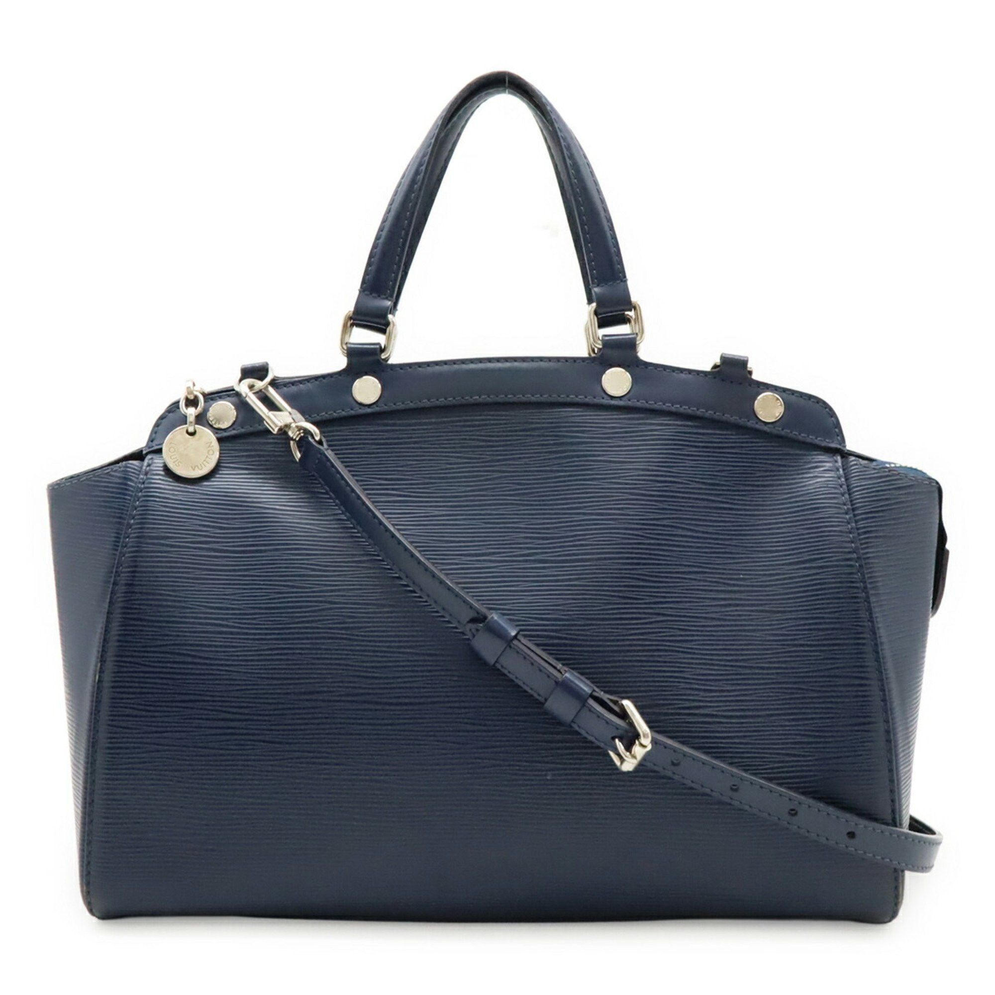 Louis Vuitton LOUIS VUITTON Epi Leather MM Handbag/Tote/Shoulder Bag in Indigo Blue and Navy, M40821 Size ONE SIZE - 2 Thumbnail