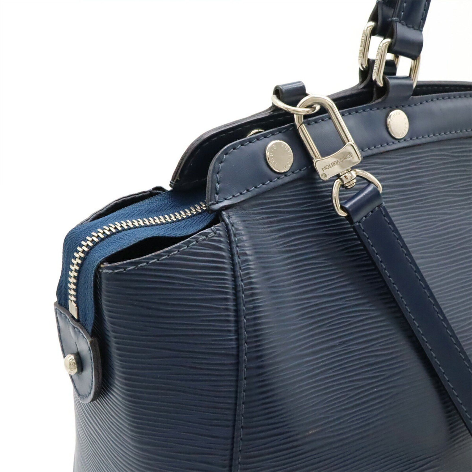 Louis Vuitton LOUIS VUITTON Epi Leather MM Handbag/Tote/Shoulder Bag in Indigo Blue and Navy, M40821 Size ONE SIZE - 6 Thumbnail