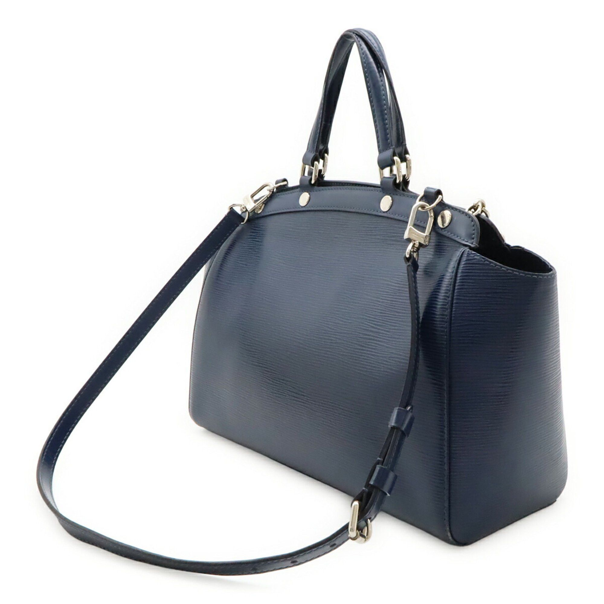 Louis Vuitton LOUIS VUITTON Epi Leather MM Handbag/Tote/Shoulder Bag in Indigo Blue and Navy, M40821 Size ONE SIZE - 3 Thumbnail