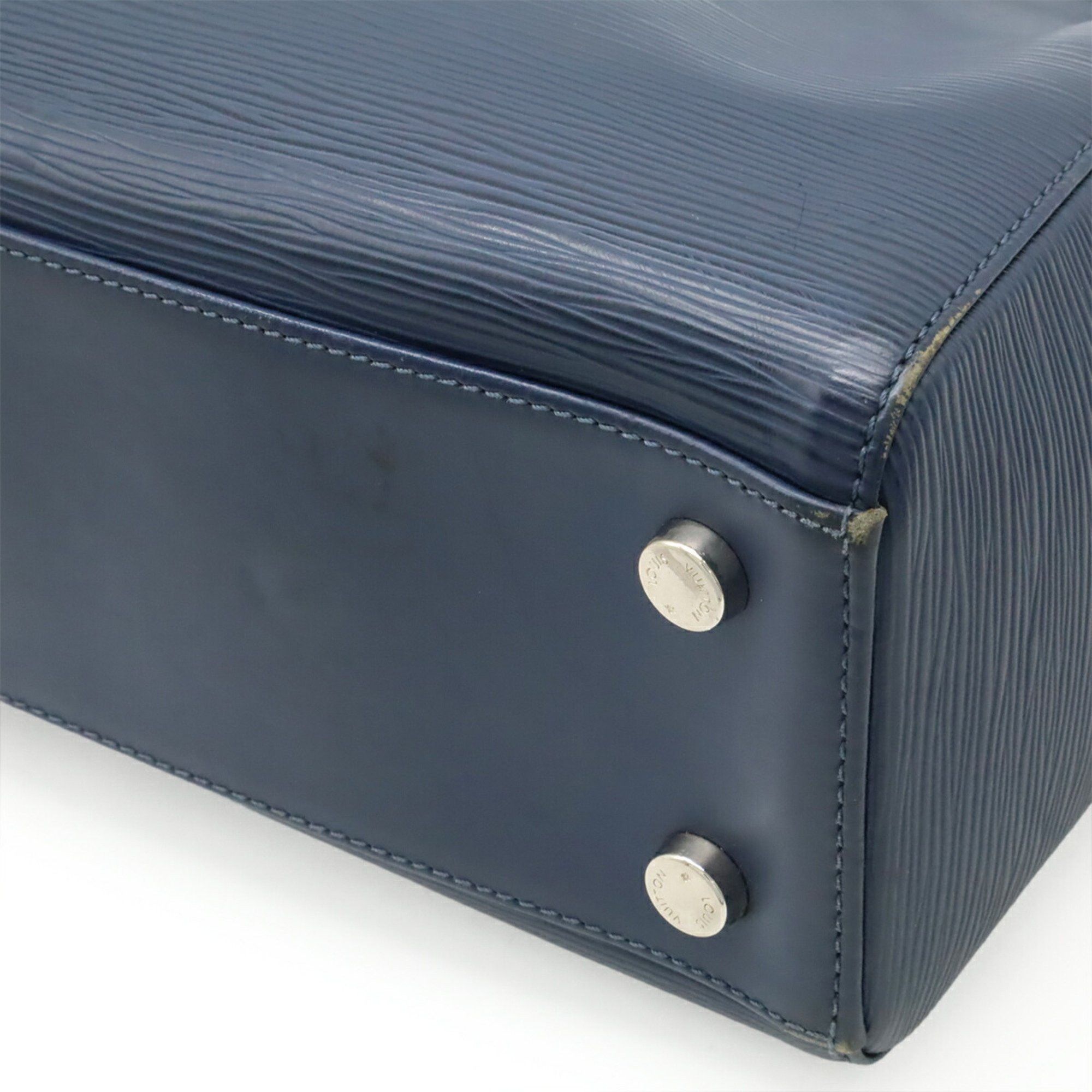 Louis Vuitton LOUIS VUITTON Epi Leather MM Handbag/Tote/Shoulder Bag in Indigo Blue and Navy, M40821 Size ONE SIZE - 4 Thumbnail