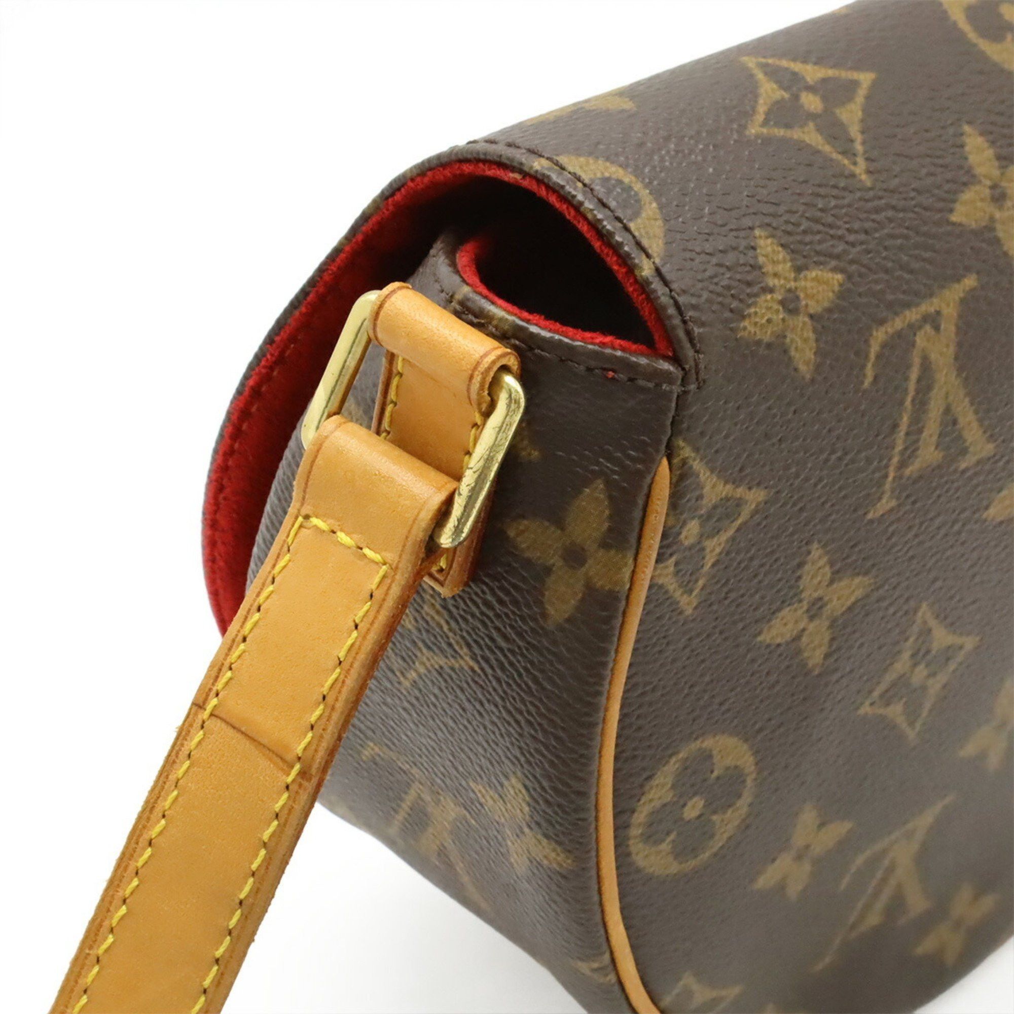 Louis Vuitton LOUIS VUITTON Monogram Tan Blanc Shoulder Bag Pochette M51179 Size ONE SIZE - 5 Thumbnail