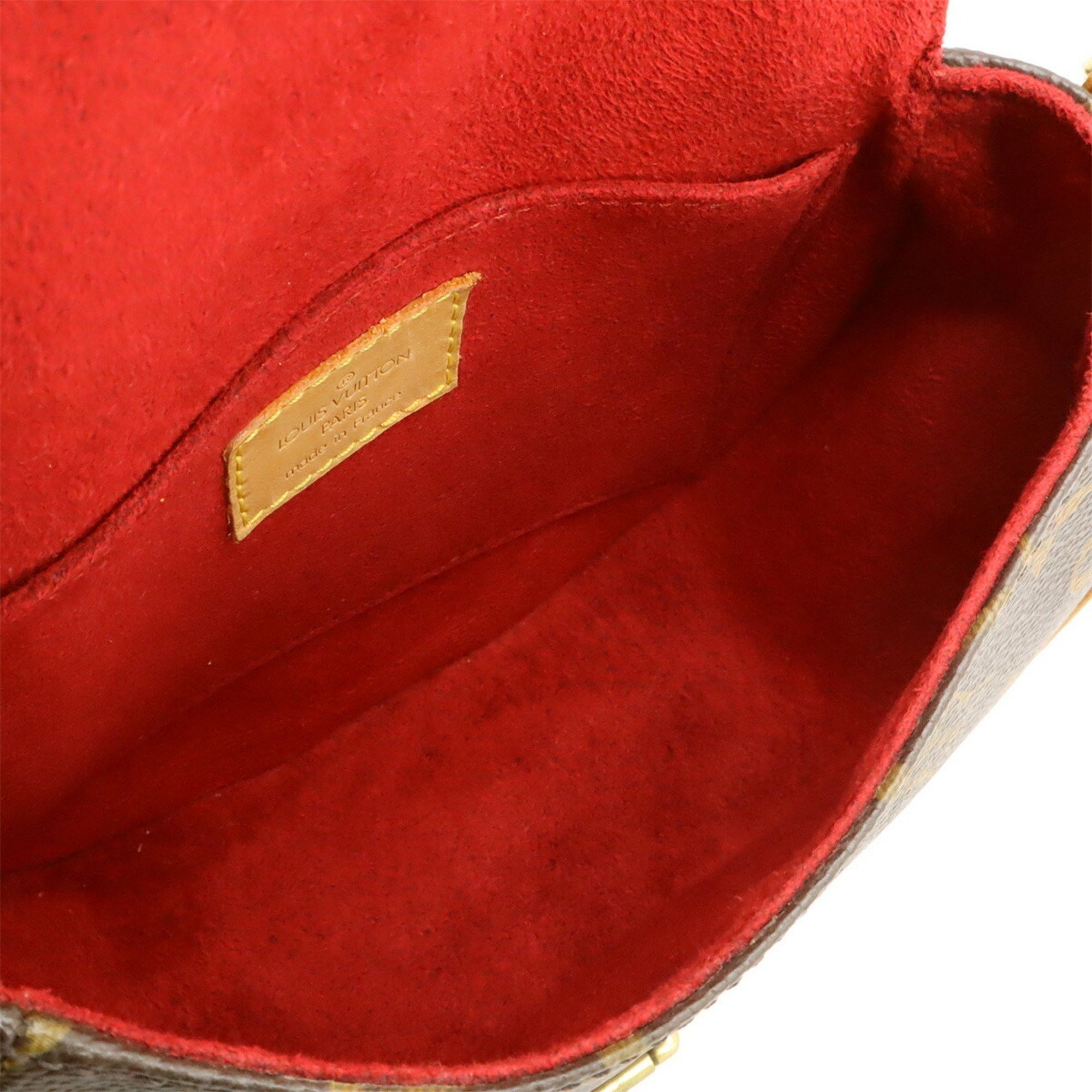 Louis Vuitton LOUIS VUITTON Monogram Tan Blanc Shoulder Bag Pochette M51179 Size ONE SIZE - 7 Thumbnail