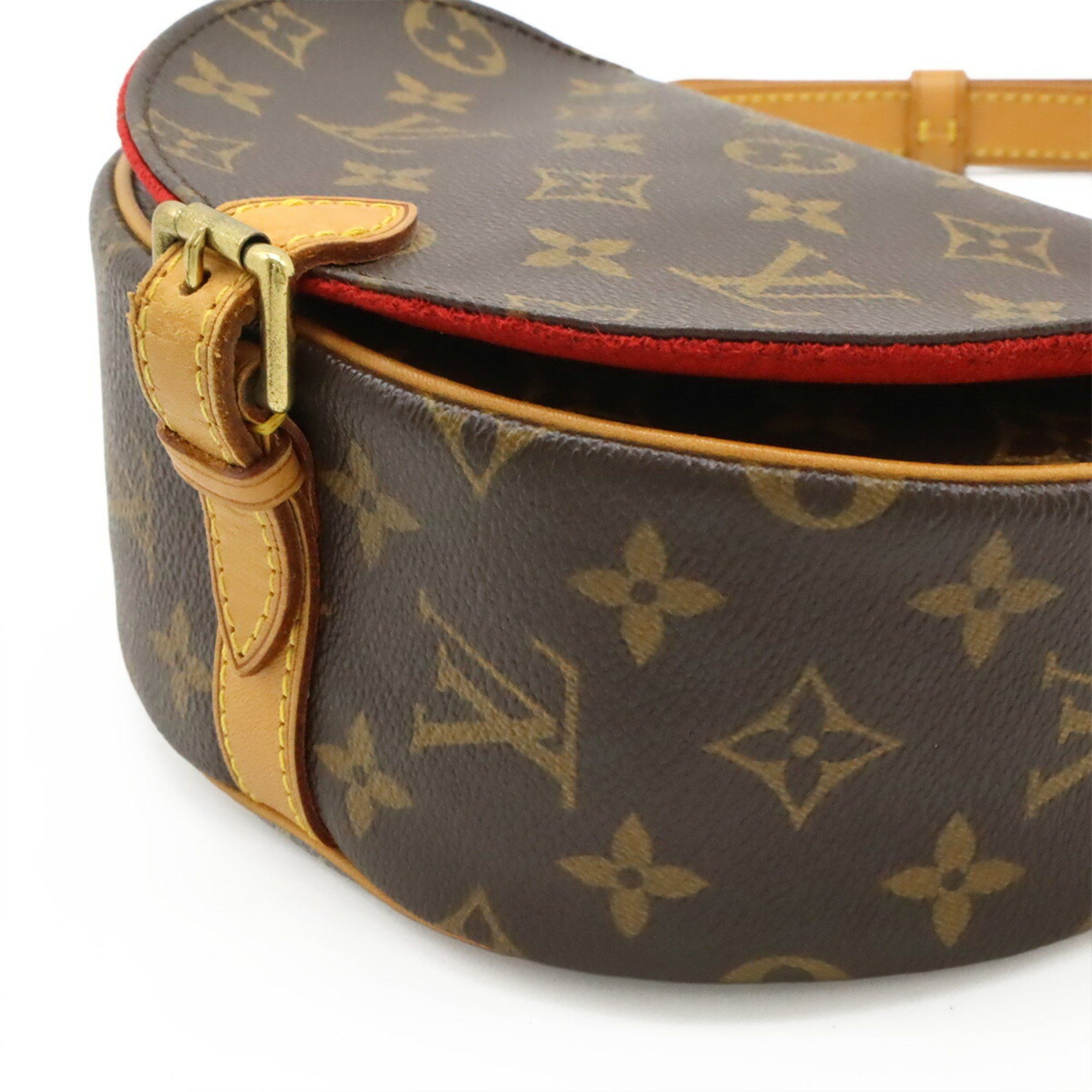 Louis Vuitton LOUIS VUITTON Monogram Tan Blanc Shoulder Bag Pochette M51179 Size ONE SIZE - 4 Thumbnail