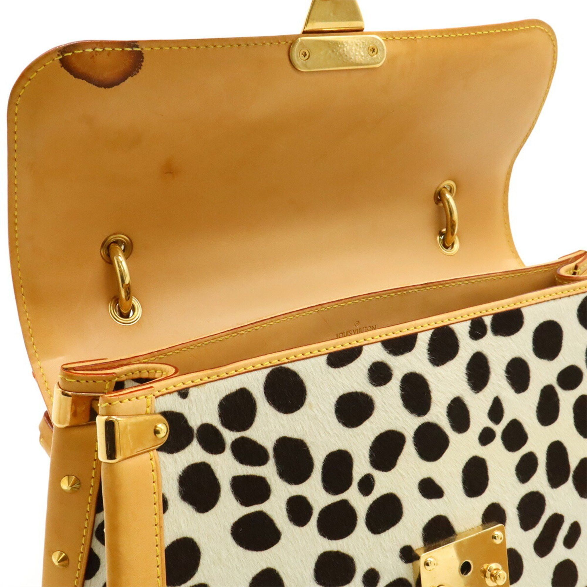 Louis Vuitton LOUIS VUITTON Monogram Multicolore Sac Dalmatian Shoulder Bag in Harako Noir and Black (M92825) Size ONE SIZE - 7 Thumbnail