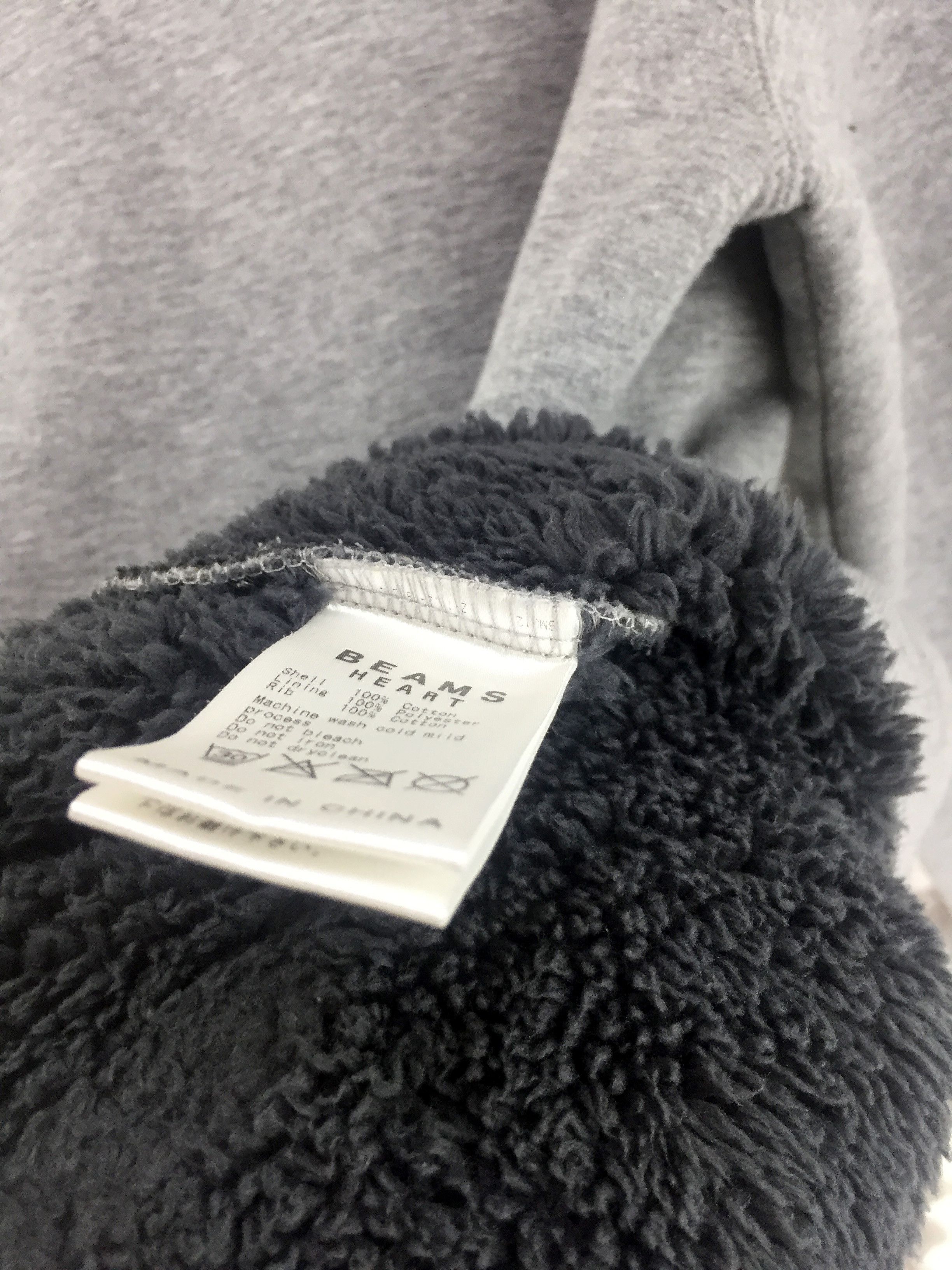 Beams Plus Beams Heart Sherpa Sweatshirt Pullover Size Small (amms275) Size US S / EU 44-46 / 1 - 3 Thumbnail