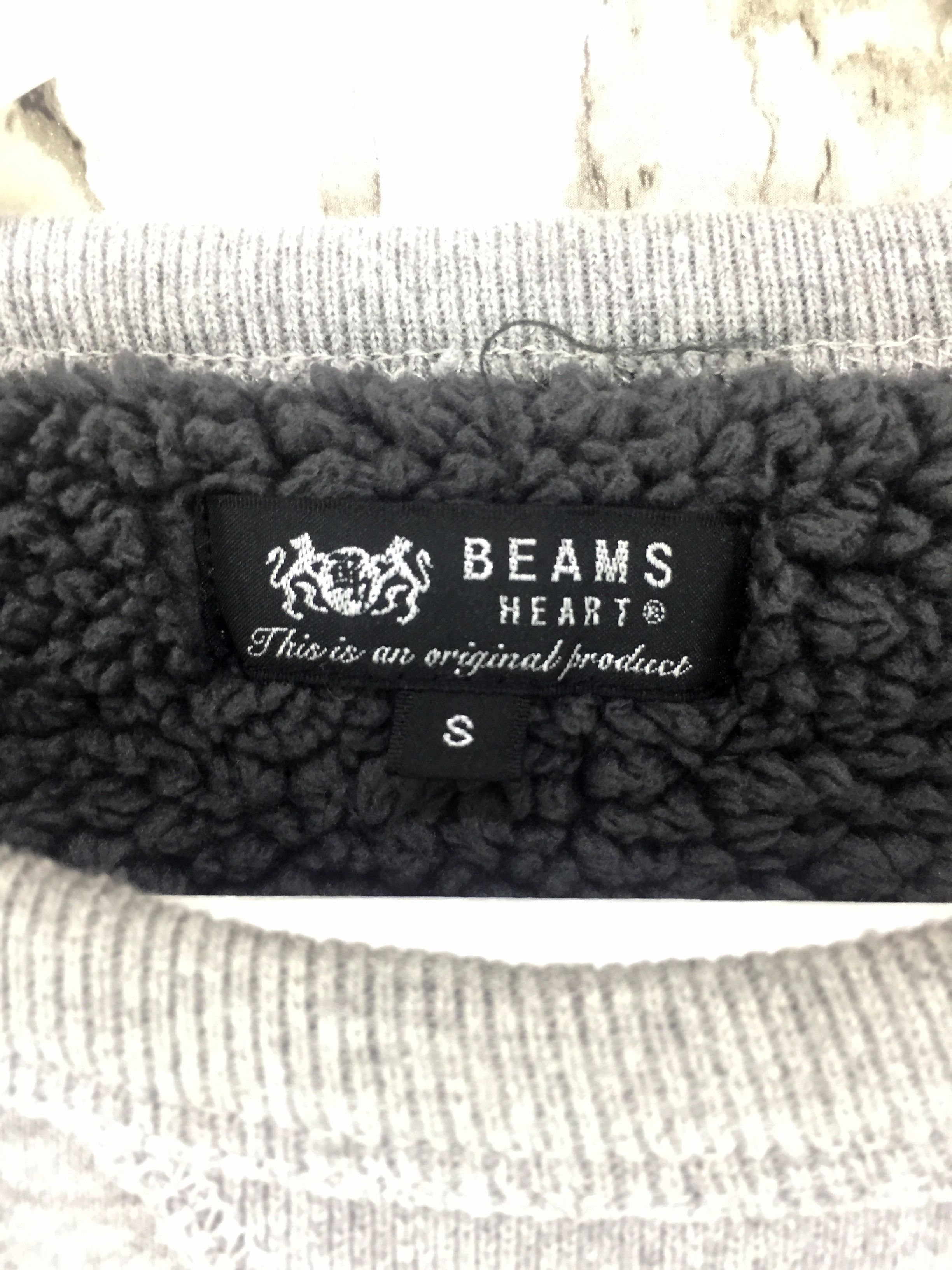 Beams Plus Beams Heart Sherpa Sweatshirt Pullover Size Small (amms275) Size US S / EU 44-46 / 1 - 2 Thumbnail