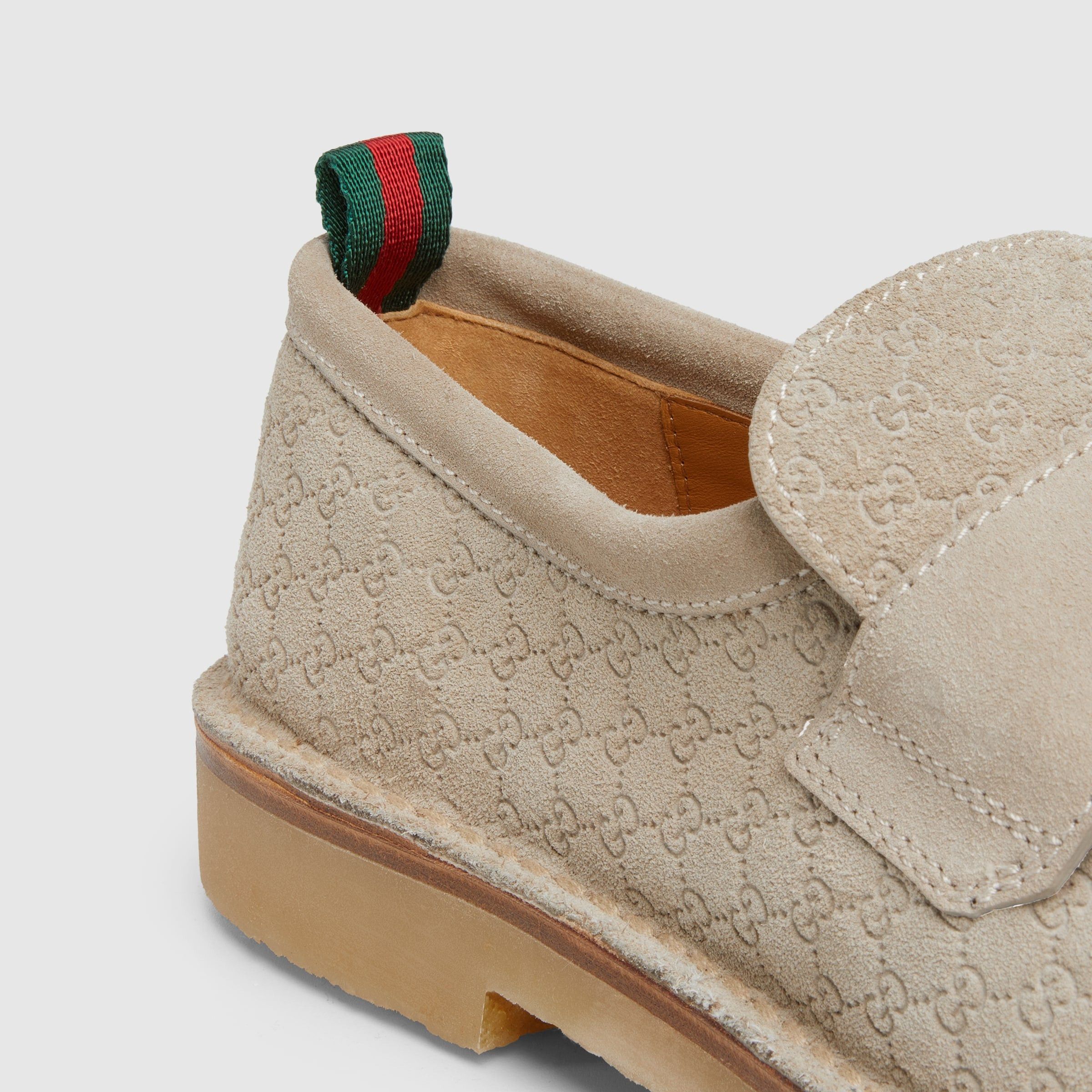 Gucci Gucci Web GG Suede Loafers SIZE 9.5 Size ONE SIZE - 3 Thumbnail