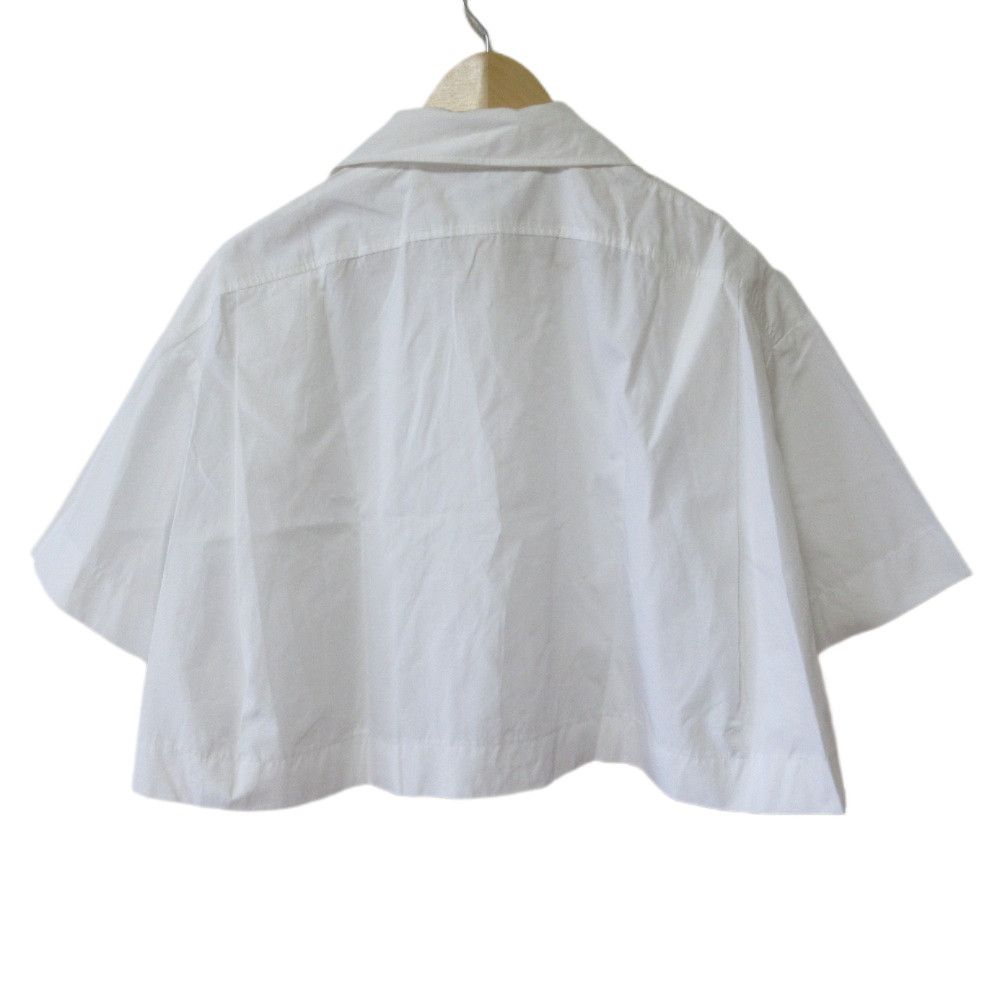 Other Other Patou 24SS Cropped Shirt Blouse Cotton Tops 24S-BL032-0017 DUTY FREE for USA Size ONE SIZE - 2 Thumbnail