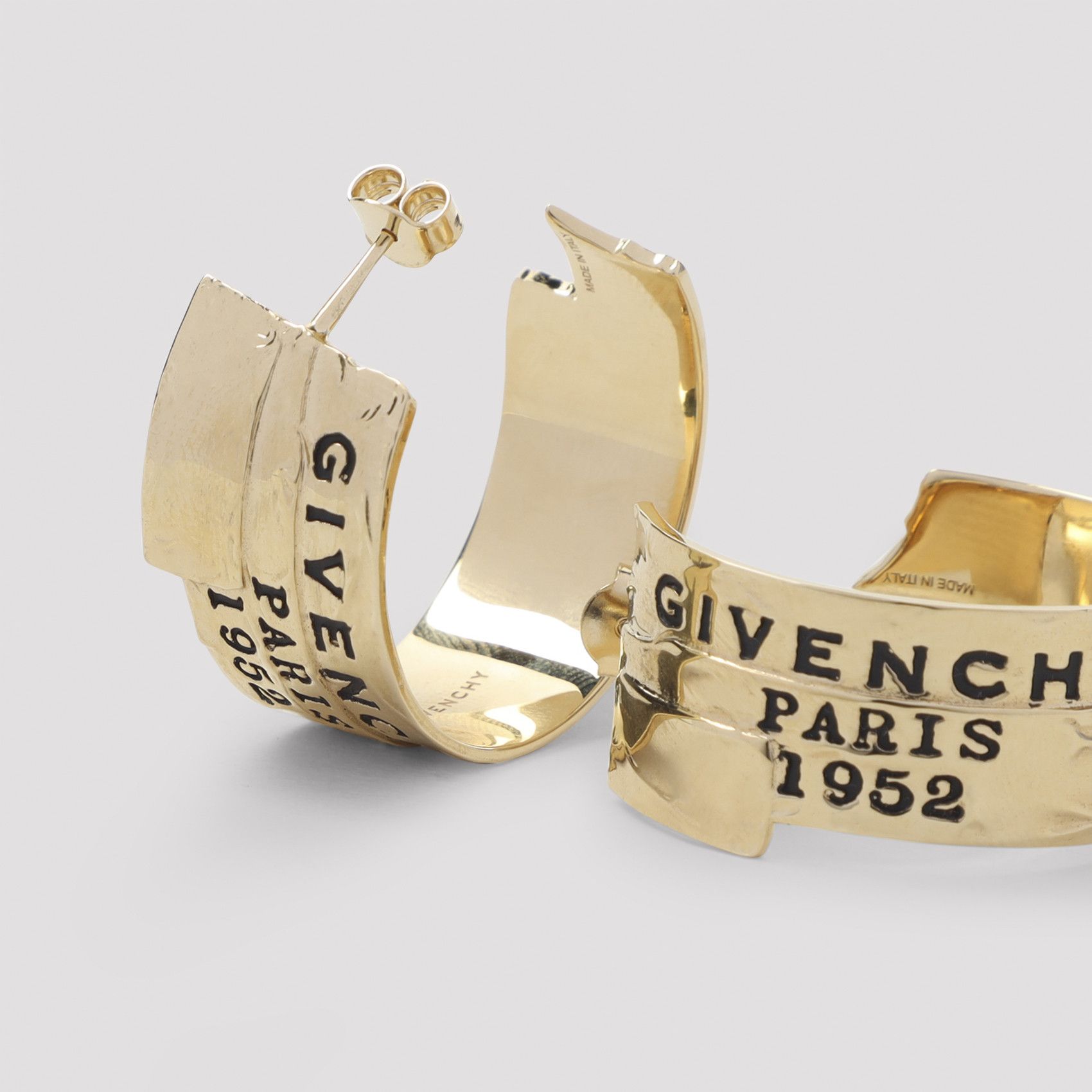 Givenchy Givenchy Tape Hoops Earrings Size ONE SIZE - 3 Thumbnail