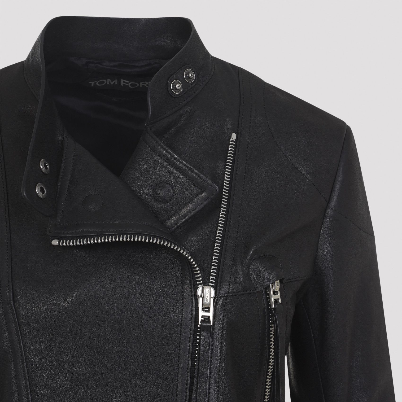 Tom Ford Tom Ford Leather Jacket Size S / US 4 / IT 40 - 4 Thumbnail