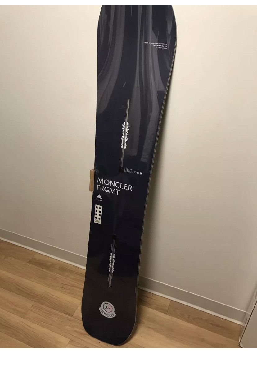 Burton × Fragment Design × Moncler Moncler x Fragment Burton Snowboard size  156 RARE | Grailed